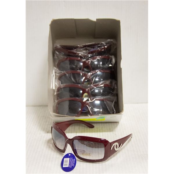 6 PAIRS OF NEW SUNGLASSES