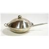 Image 1 : PADERNO STAINLESS STEEL WOK WITH LID