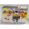 Image 1 : PADERNO FONDUE SET FOR 6 WITH CAST IRON STAND &