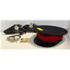 Image 1 : POLICE HAT, HAND CUFFS, HOLSTER GUN SET &