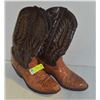 Image 1 : SIZE 9 MENS SNAKESKIN COWBOY BOOTS HAVE