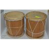 Image 1 : VINTAGE WOOD/SINUET/CANE HAND DRUMS