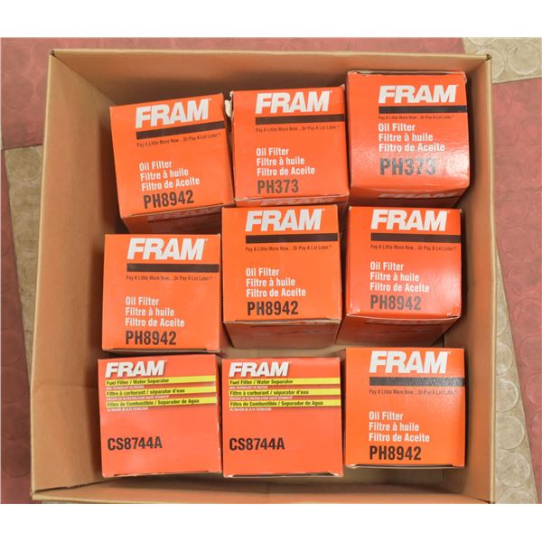 LOT 0F FRAM FILTERS
