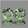 Image 1 : Natural Green Amethyst Pair 13.00 MM [Flawless-VVS]