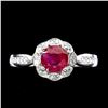 Image 1 : Natural  Blood Red Ruby Ring