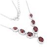 Image 2 : Natural Unheated Mozambique Garnet Necklace