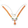 Image 3 : Natural Orange Fire Opal  Cobra Necklace