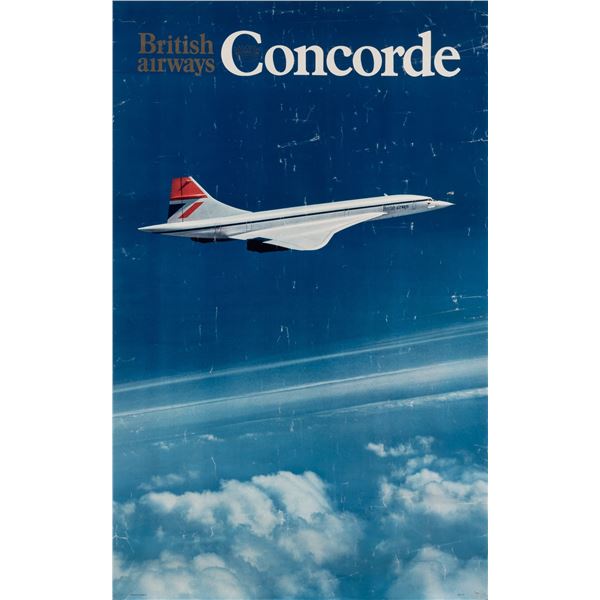 BRITISH AIRWAYS CONCORDE POSTER