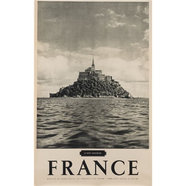 LE MONT SAINT-MICHEL FRANCE TRAVEL POSTER