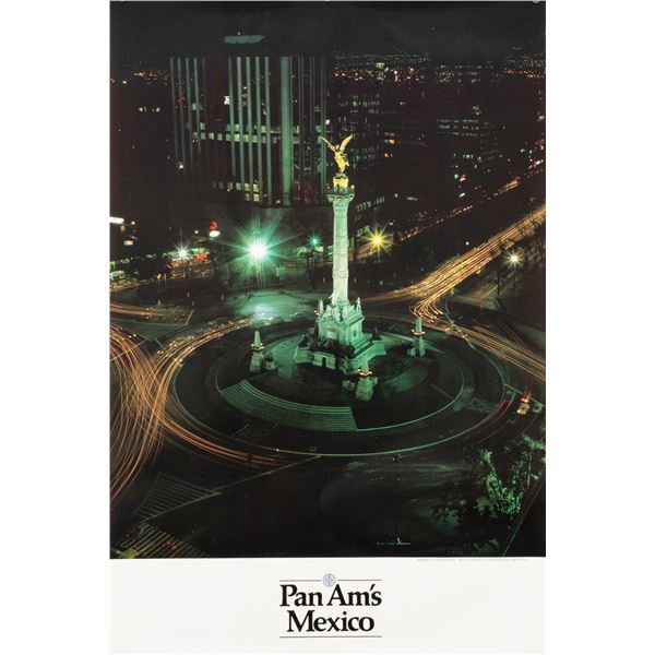 PAN AM MEXICO TRAVEL POSTER
