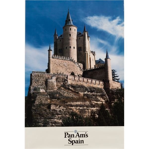 PAN AM SPAIN TRAVEL POSTER