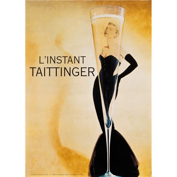TAITTINGER CHAMPAGNE POSTER