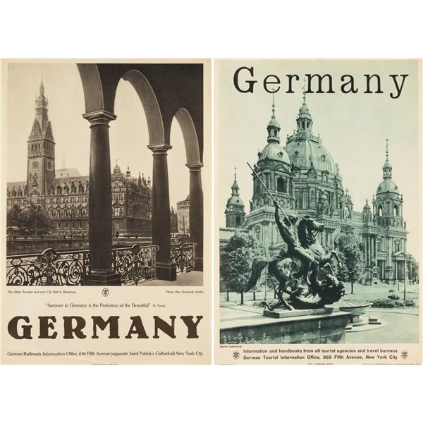 TWO GERMANY 1930'S TRAVEL POSTERS (2)