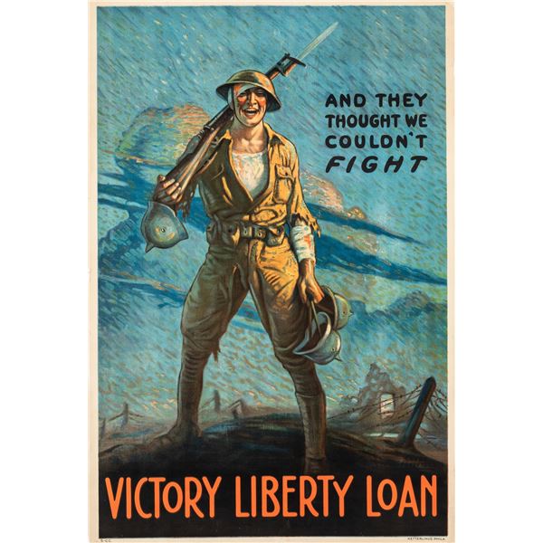 WWI VICTORY LIBERTY LOAN POSTER