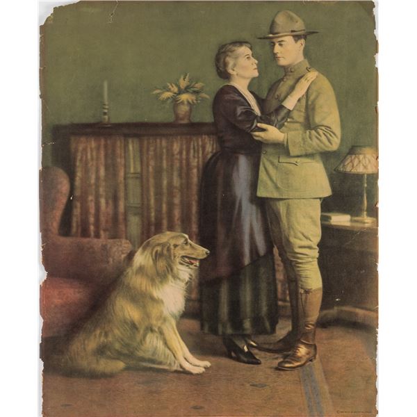 WWI LEAVING HOME POSTER