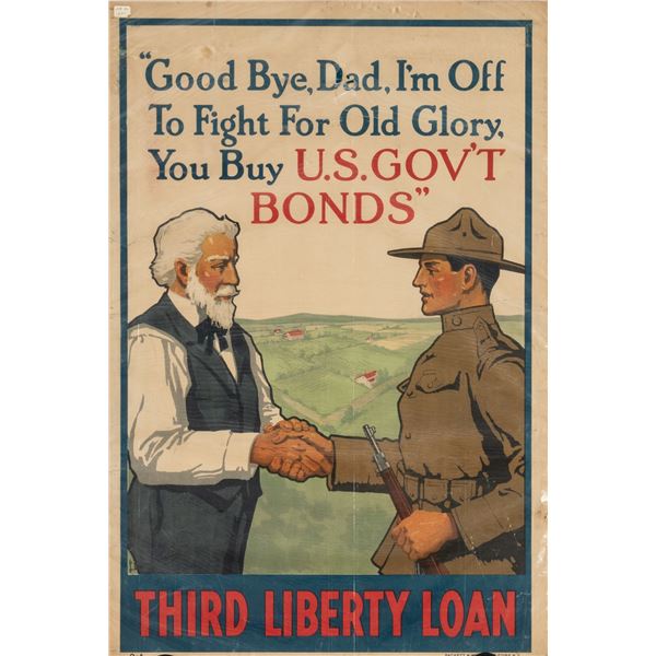THIRD LIBERTY LOAN WWI POSTER