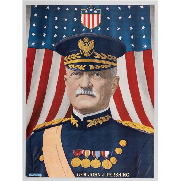 GENERAL JOHN J PERSHING WWI POSTER