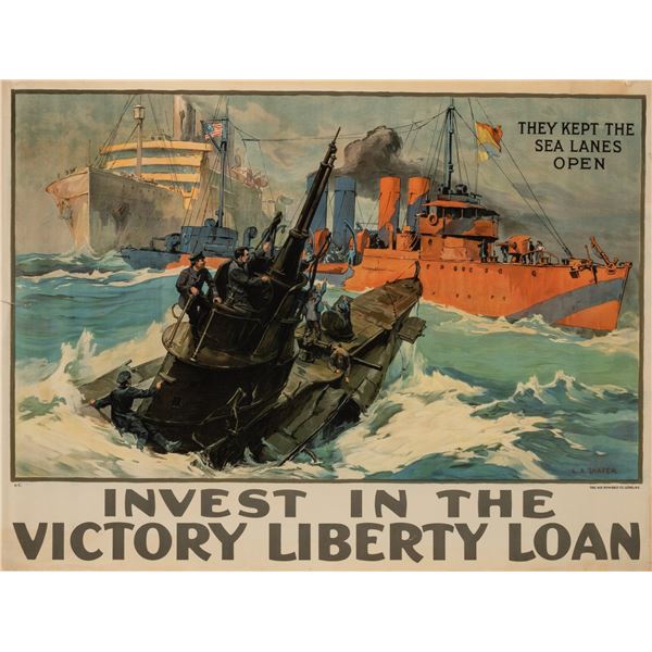 WWI VICTORY LIBERTY LOAN POSTER