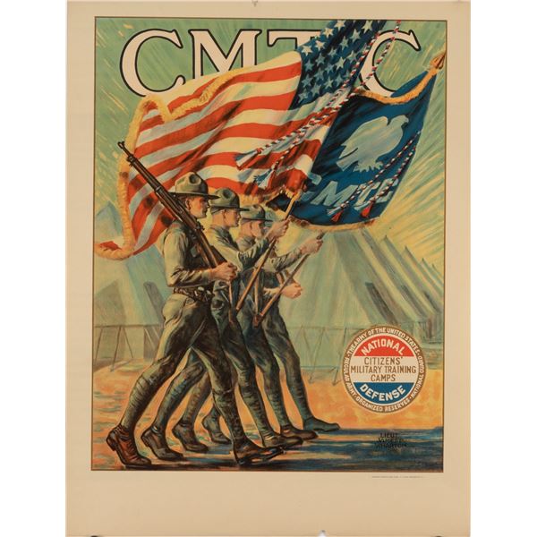 CITIZENS MILITARY TRAINING CAMPS POSTER