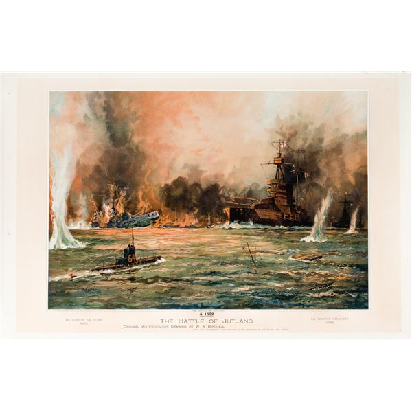 BATTLE OF JUTLAND WWI CALENDAR TOP