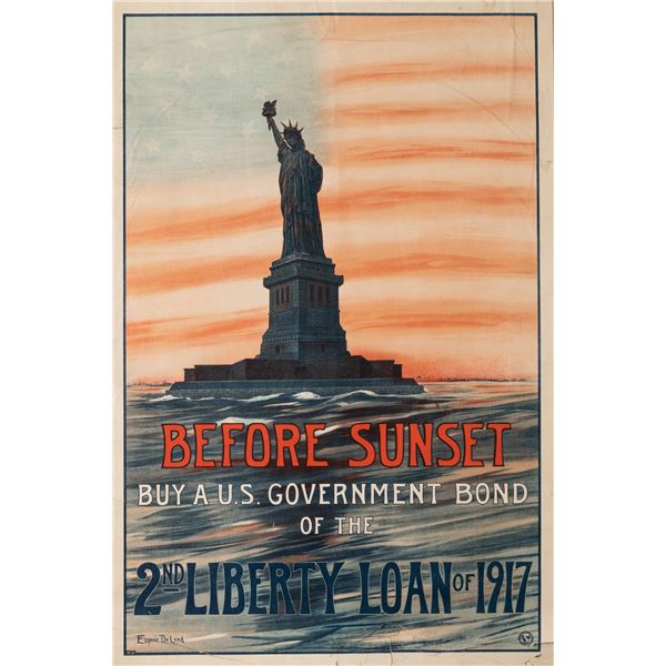 WWI BEFORE SUNSET BUY A US GOV'T BOND POSTER