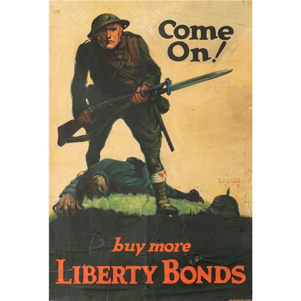 COME ON! BUY MORE LIBERTY BONDS POSTER