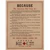 Image 1 : 1920 RED CROSS ROLL CALL POSTER