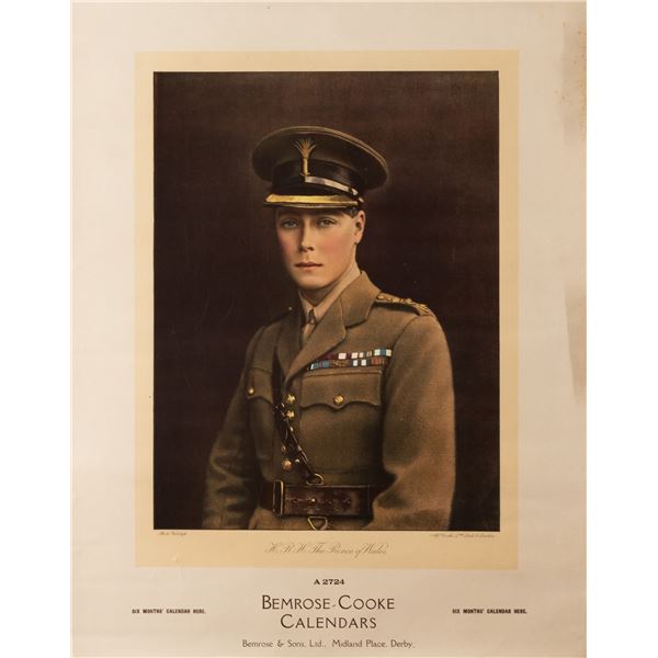 PRINCE OF WALES CALENDAR TOP