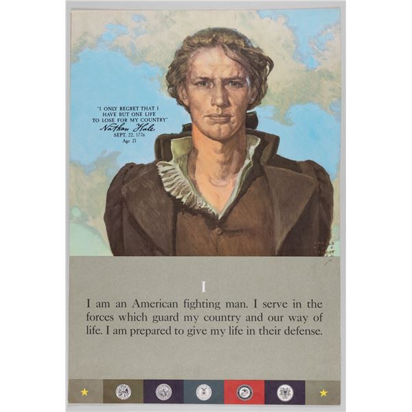 FOUR U.S. ARMY RECRUITMENT POSTERS (4)