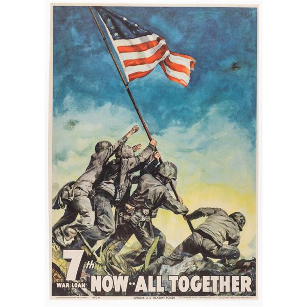 NOW ALL TOGETHER 7TH WAR LOAN POSTER