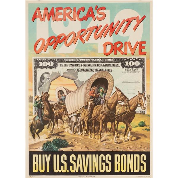 AMERICA'S OPPORTUNITY DRIVE 1949 POSTER