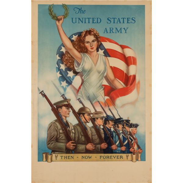 TOM WOODBURN WWII US ARMY RECRUITING POSTER