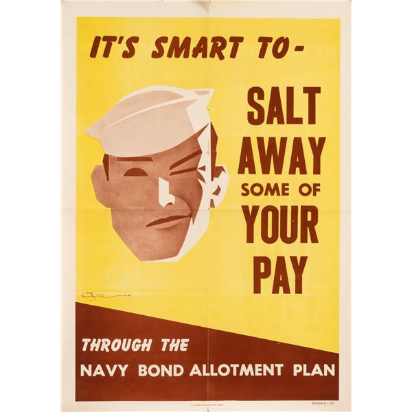 WWII NAVY WAR BOND POSTERS (2)