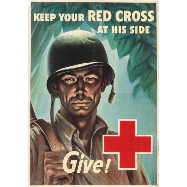WWII RED CROSS POSTER