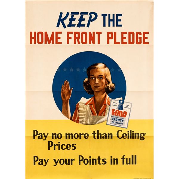 WWII HOMEFRONT POSTERS (2)