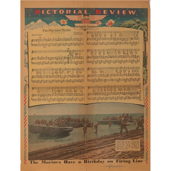 THE MARINE'S HYMN PICTORIAL REVIEW POSTER