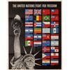 Image 1 : UNITED NATIONS FIGHT FOR FREEDOM WWII POSTER