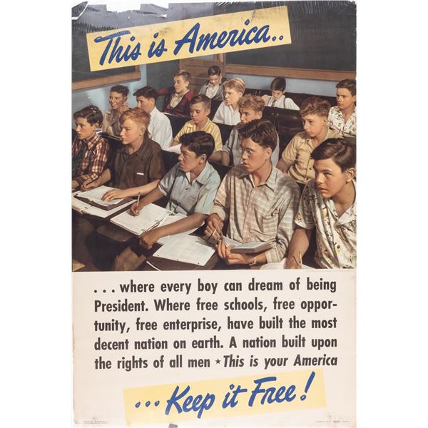 WWII THIS IS AMERICA POSTER
