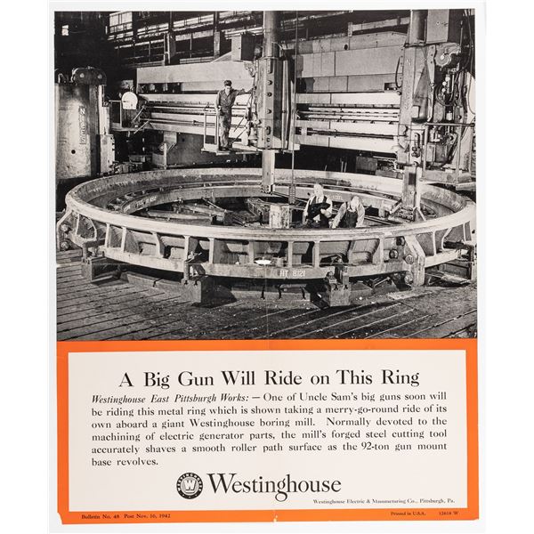 UNCLE SAM'S BIG GUN WWII POSTER