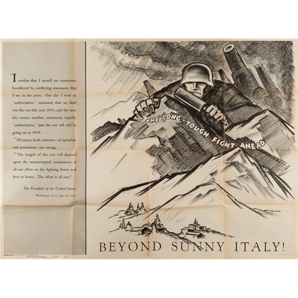 TWO WWII PROPAGANDA POSTERS (2)