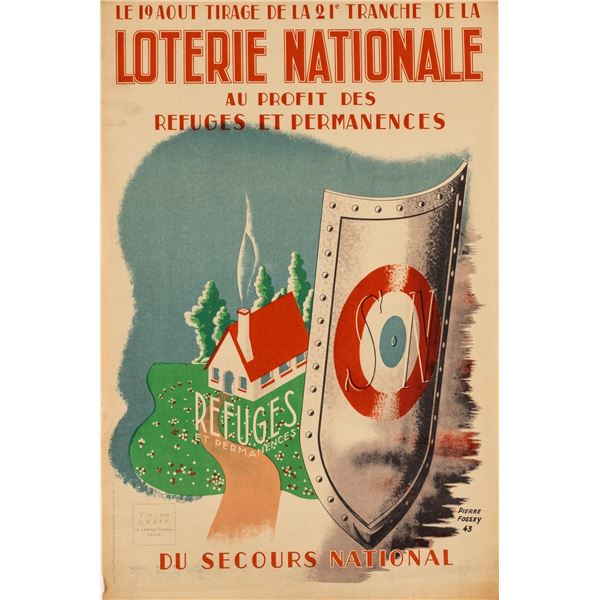 SIX POSTERS FRENCH LOTERIE NATIONALE (6)