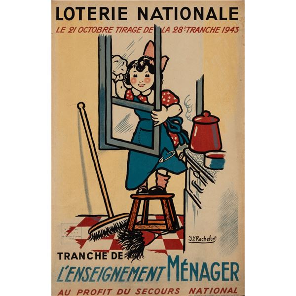 FIVE POSTERS FRENCH LOTERIE NATIONALE (5)