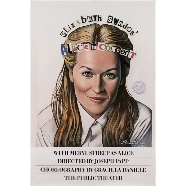 ALICE IN CONCERT POSTER