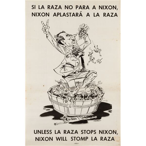 ANTI-NIXON UNITED FARM WORKERS POSTER