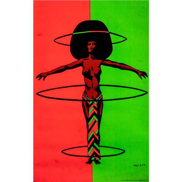 BLACK PRIDE ZASH MJB BLACKLIGHT POSTER