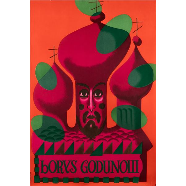 BORIS GODUNOV POLISH OPERA POSTER JOZEF MROSZCZAK