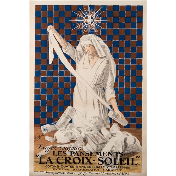 CAPPIELLO WWI LA CROIX SOLEIL POSTER