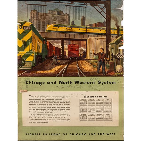 CHICAGO RAILWAYS CALENDAR TOP