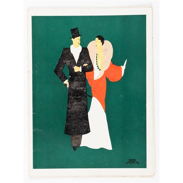 CONCERT MAYOL CABARET PROGRAM 1937