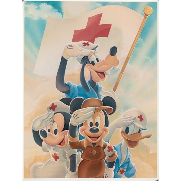 DISNEY RED CROSS POSTER